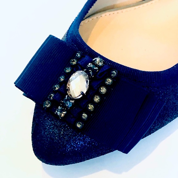 ANTONIO MELANI Shoes - Antonio Melani Navy Blue Ballet Flats